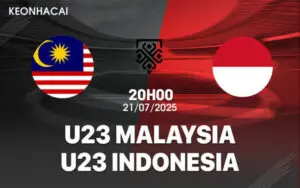Nhận Định Bóng Đá U23 Indonesia vs U23 Malaysia 20:00 21/07/2025